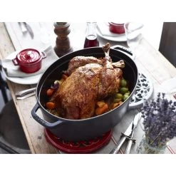 Staub Cocotte Ovale - 37 Cm, Nero -Negozio Di Cucina 000017086