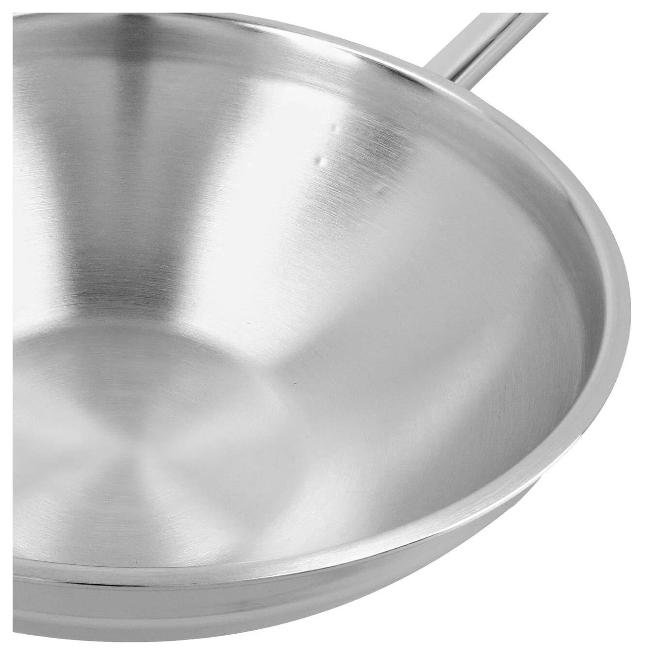 Demeyere Wok Fondo Piatto - 36 Cm, 18/10 Acciaio Inossidabile 3 Demeyere Wok Fondo Piatto - 36 Cm, 18/10 Acciaio Inossidabile - immagine 2