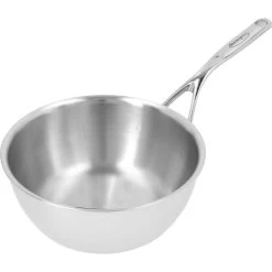 Demeyere Casseruola Conica - 22 Cm, 18/10 Acciaio Inossidabile -Negozio Di Cucina 000023061