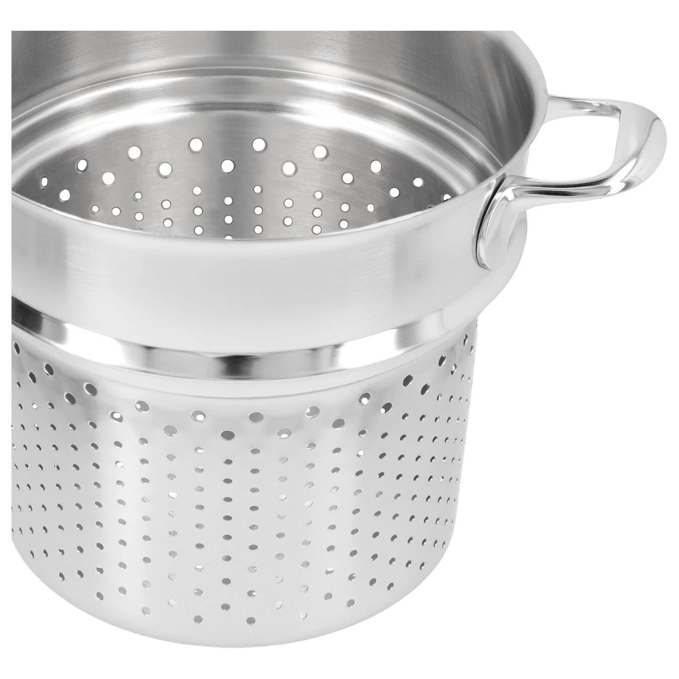 Demeyere Colapasta Per Pentole - 20 Cm, 18/10 Acciaio Inossidabile 4 Demeyere Colapasta Per Pentole - 20 Cm, 18/10 Acciaio Inossidabile - immagine 2