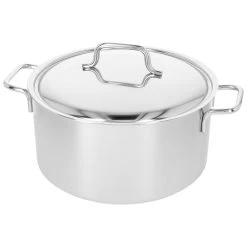 Demeyere Casseruola Con Coperchio - 24 Cm, 18/10 Acciaio Inossidabile -Negozio Di Cucina 000023605