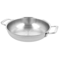 Demeyere Padella Con 2 Maniglie - 24 Cm, 18/10 Acciaio Inossidabile -Negozio Di Cucina 000023720