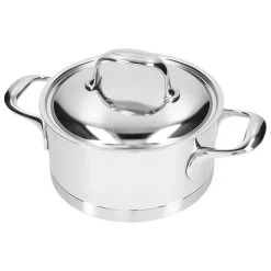 Demeyere Casseruola Con Coperchio - 18 Cm, 18/10 Acciaio Inossidabile -Negozio Di Cucina 000024388