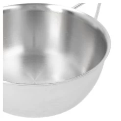 Demeyere Casseruola Conica - 24 Cm, 18/10 Acciaio Inossidabile -Negozio Di Cucina 000024560