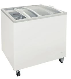 CONGELATORE A POZZO PORTA VETRO CURVO SCORREVOLE/ VETRO PIATTO INCLINATO 725 X 635 X 875 Mm