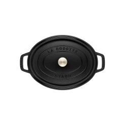 Staub Cocotte Ovale - 37 Cm, Nero -Negozio Di Cucina 40500 231 0 3 3