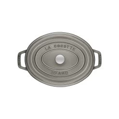 Staub Cocotte Ovale - 27 Cm, Colore Grigio Grafite -Negozio Di Cucina 40500 236 0 2