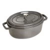 Staub Cocotte Ovale - 27 Cm, Colore Grigio Grafite 2 Staub Cocotte Ovale - 27 Cm, Colore Grigio Grafite -Negozio Di Cucina 40500 276 1