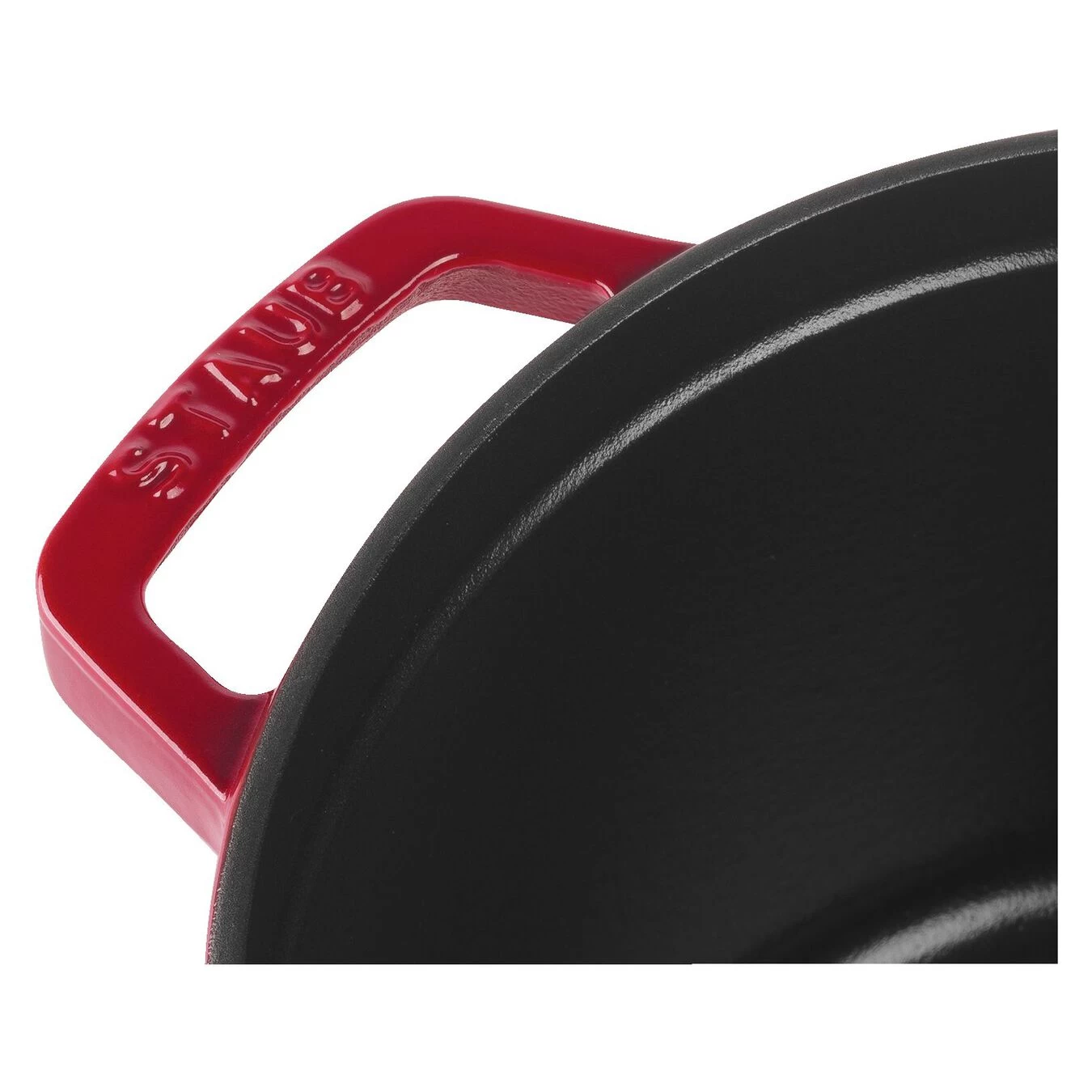 Staub Cocotte Vento Rotonda - 24 Cm, Ciliegia 4 Staub Cocotte Vento Rotonda - 24 Cm, Ciliegia - immagine 2