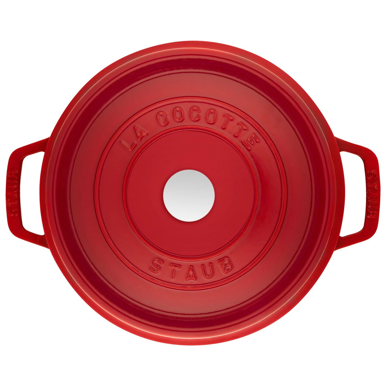 Staub Cocotte Vento Rotonda - 24 Cm, Ciliegia 5 Staub Cocotte Vento Rotonda - 24 Cm, Ciliegia - immagine 3