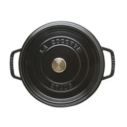 Staub Cocotte Vento Rotonda - 24 Cm, Nero -Negozio Di Cucina 40502285 3