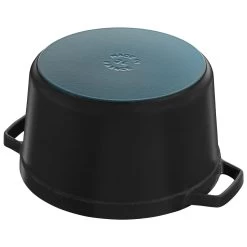 Staub Cocotte Vento Rotonda - 24 Cm, Nero -Negozio Di Cucina 40502285 4