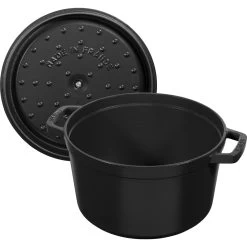 Staub Cocotte Vento Rotonda - 24 Cm, Nero -Negozio Di Cucina 40502285 5