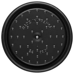 Staub Cocotte Vento Rotonda - 24 Cm, Nero -Negozio Di Cucina 40502285 6