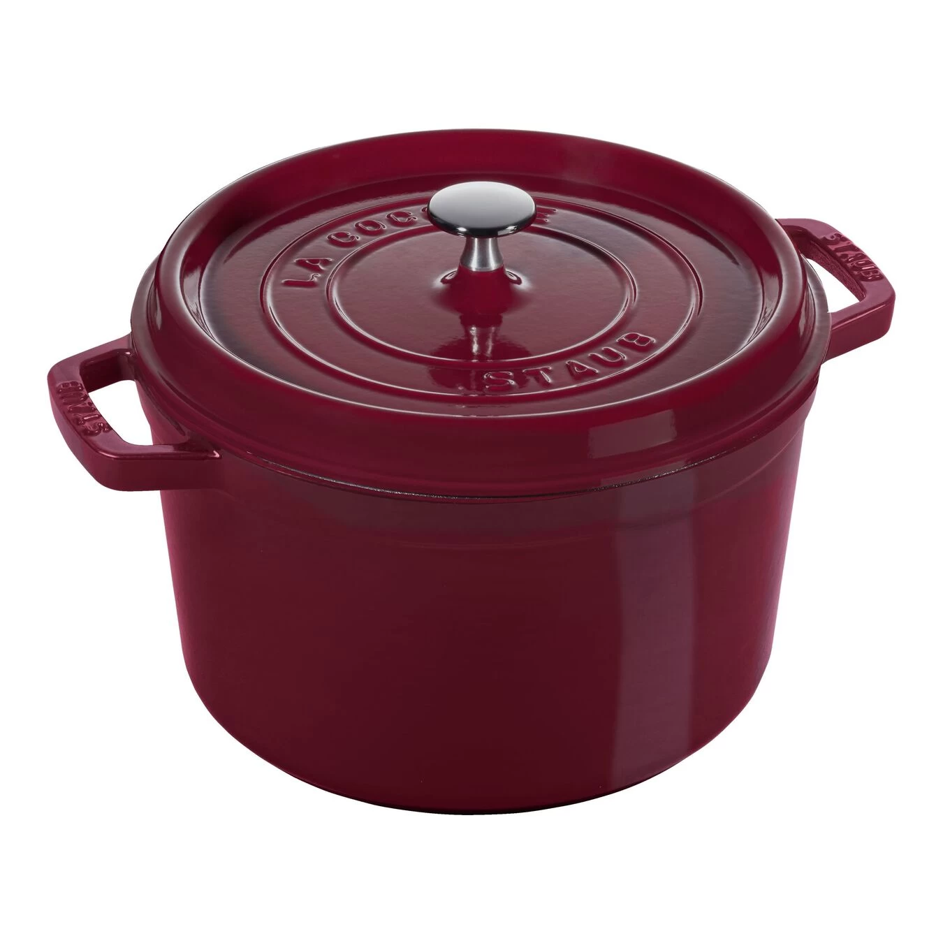 Staub Cocotte Vento Rotonda - 24 Cm, Bordeaux 3 Staub Cocotte Vento Rotonda - 24 Cm, Bordeaux