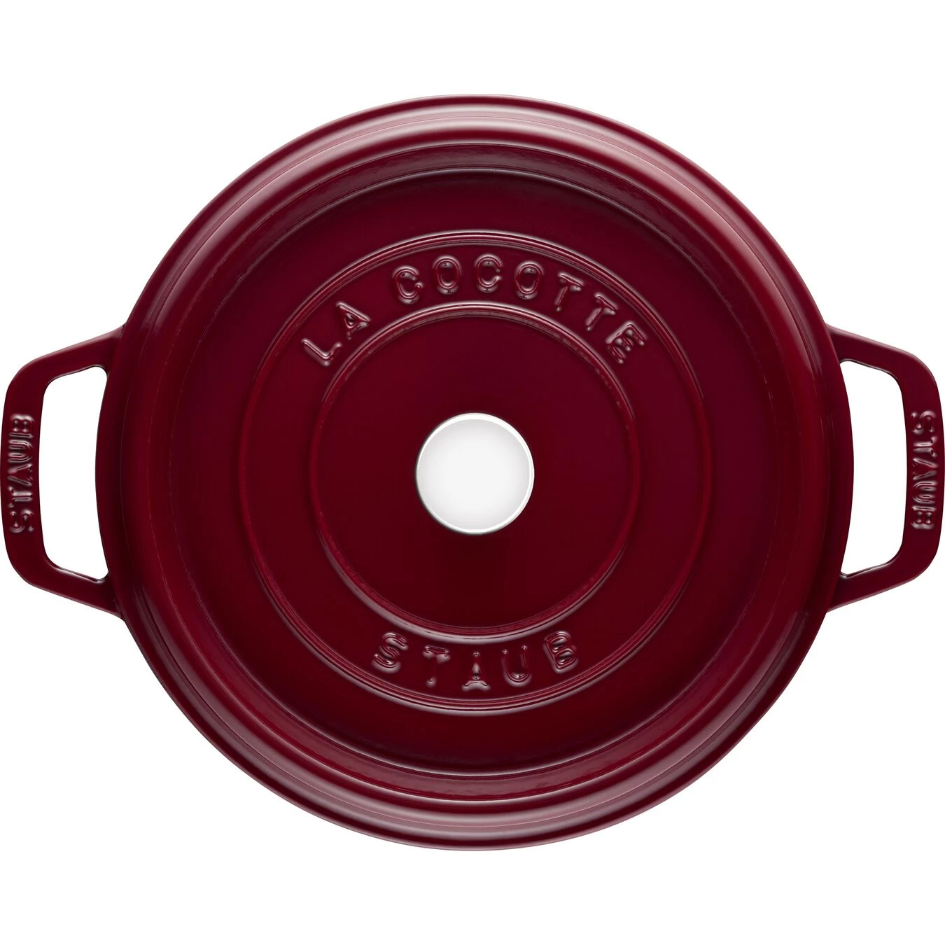 Staub Cocotte Vento Rotonda - 24 Cm, Bordeaux 5 Staub Cocotte Vento Rotonda - 24 Cm, Bordeaux - immagine 3