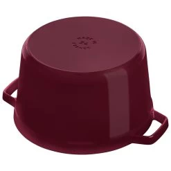 Staub Cocotte Vento Rotonda - 24 Cm, Bordeaux 11 Staub Cocotte Vento Rotonda - 24 Cm, Bordeaux -Negozio Di Cucina 40506566 4