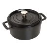 Staub Cocotte Rotonda - 18 Cm, Nera -Negozio Di Cucina 40509 485 0 1