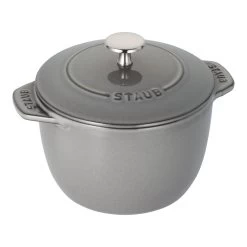Staub Cocotte Per Riso 16 Cm, Rotondo, Grigio Grafite, Ghisa