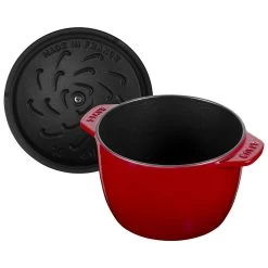 Staub Cocotte Per Riso 16 Cm, Rotondo, Ciliegia, Ghisa -Negozio Di Cucina 40511 828 0 4