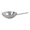 Demeyere Wok Fondo Piatto - 26 Cm, 18/10 Acciaio Inossidabile -Negozio Di Cucina 40850 206 0 01