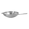 Demeyere Wok Fondo Piatto - 32 Cm, 18/10 Acciaio Inossidabile -Negozio Di Cucina 40850 207 0 01