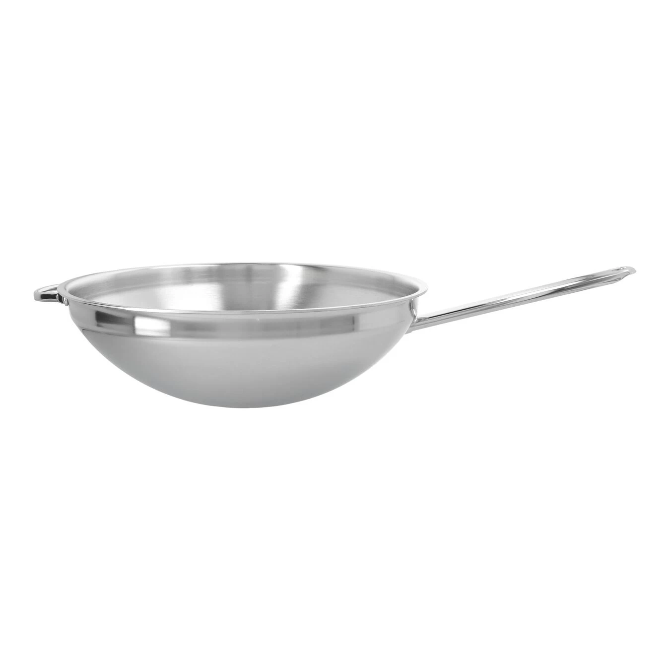 Demeyere Wok Fondo Piatto - 36 Cm, 18/10 Acciaio Inossidabile 2 Demeyere Wok Fondo Piatto - 36 Cm, 18/10 Acciaio Inossidabile