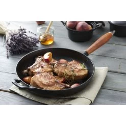 Staub Padella - 28 Cm, Ghisa, Black Matt -Negozio Di Cucina 424409570