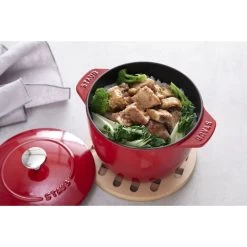 Staub Cocotte Per Riso 16 Cm, Rotondo, Ciliegia, Ghisa -Negozio Di Cucina 424409817