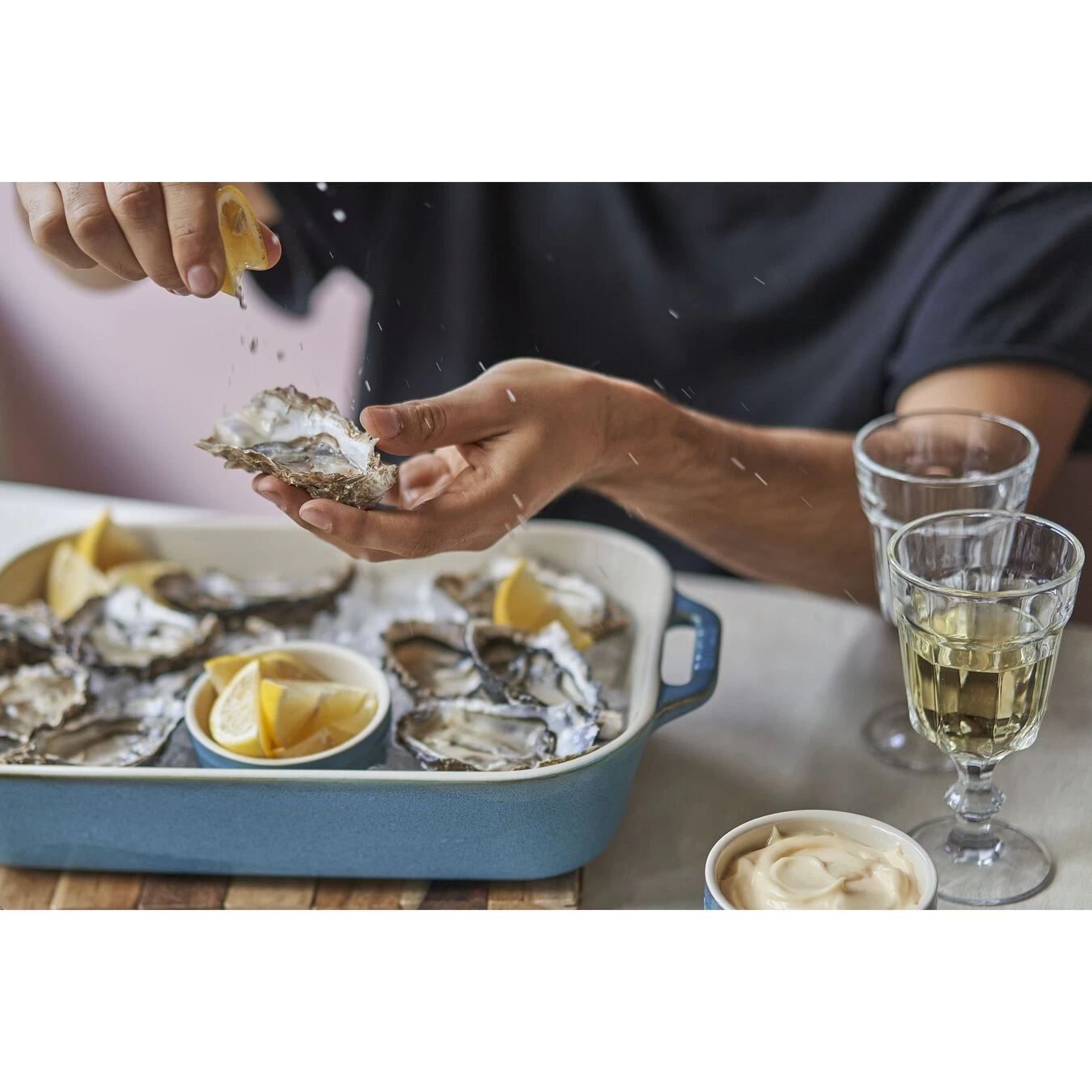 Staub Set Di Pirofile Rettangolare - 3-pz., Turchese Antico 5 Staub Set Di Pirofile Rettangolare - 3-pz., Turchese Antico - immagine 3