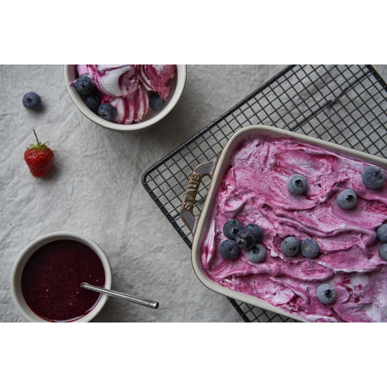 Staub Set Di Pirofile Rettangolare - 2-pz., Grigio Antico 6 Staub Set Di Pirofile Rettangolare - 2-pz., Grigio Antico - immagine 4