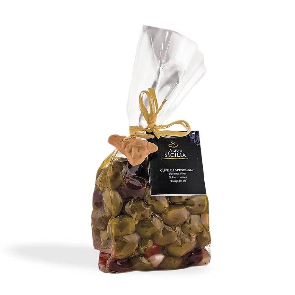 Antica Sicilia Olive Alla Boscaiola Gr.350 3 Antica Sicilia Olive Alla Boscaiola Gr.350