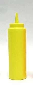 BARATTOLO PER CONDIMENTI 230 ML GIALLO ( 20 PZ )