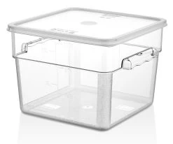 BARATTOLO QUADRATO IN POLICARBONATO DA 11,4LT ( 2 PZ )