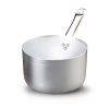 CASSERUOLA ALTA 1 MANICO ALLUMINIO PER INDUZIONE Ø16CM