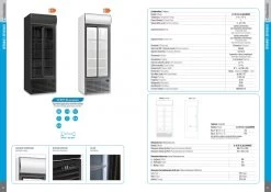 FRIGO A VETRINA BIBITE 880 X 712 X 2001 Mm