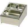 ESPOSITORE GASTRONORM ACCIAIO INOX 4 GN. 1/6 H 150 2 ESPOSITORE GASTRONORM ACCIAIO INOX 4 GN. 1/6 H 150 -Negozio Di Cucina esg416