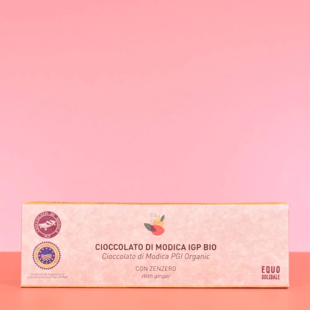 Giù Giù Cioccolato Di Modica IGP Allo Zenzero Bio Gr.60 3 Giù Giù Cioccolato Di Modica IGP Allo Zenzero Bio Gr.60